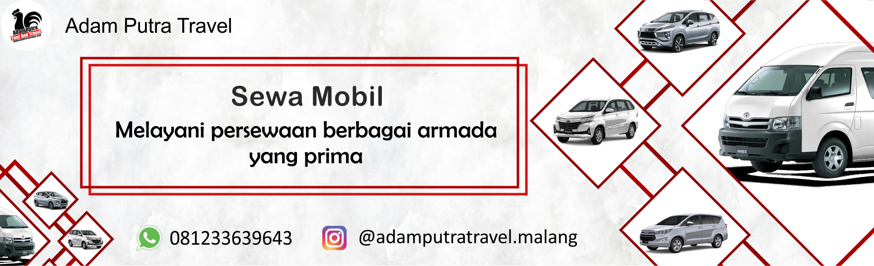 Armada rental mobil Malang Adam Putra Travel