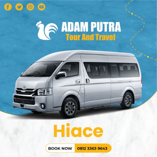 Paket wisata private armada Hiace Adam Putra Travel Malang