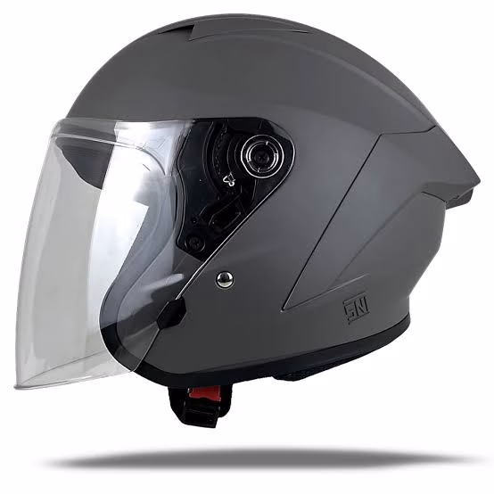 Jenis helm Half Face Warna Hitam Doff